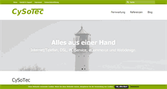 Desktop Screenshot of cysotec.de