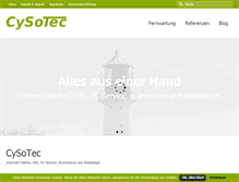 Tablet Screenshot of cysotec.de